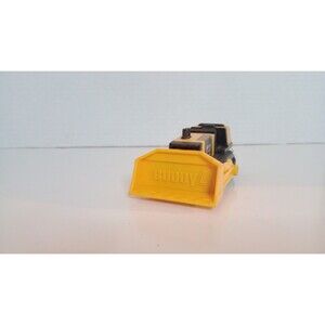 Vintage Buddy L Bull Dozer 1982 Pressed Steel and Plastic Approx. 4 Inches Long